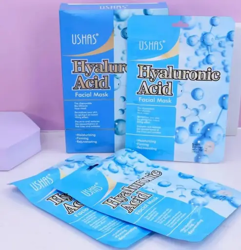 [USHAS] HYAURONIC ACID FACIAL MASK