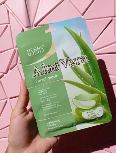 [USHA] ALOE VERA FACIAL MASK