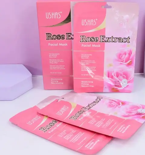[USHA] ROSE EXTRACT FACIAL MASK