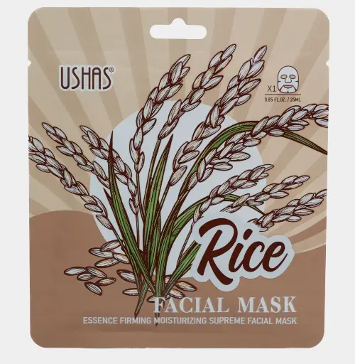 [USHAS] RICE FACIAL MASK 