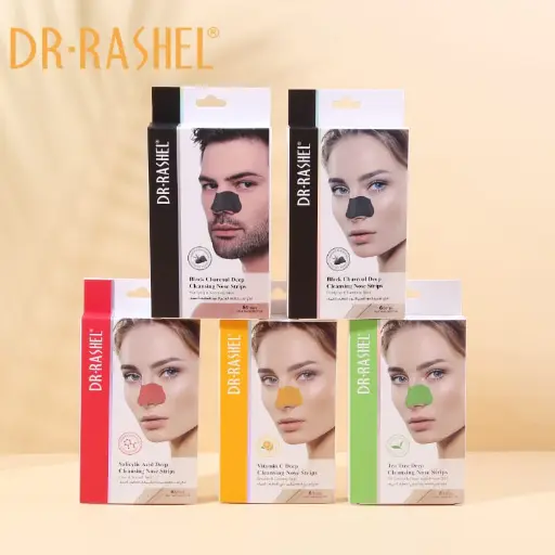 [DR RASHIL] Dr.Rashel Deep Cleansing 6 Pieces Nose Strips (black charcoal)