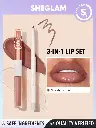 SHEGLAM 90'S GLAM LIP LINER&LIP DUE SET-MOODY TAUPE