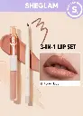 SHEGLAM 90'S GLAM LIP LINER&LIP DUE SET-POUTY NUDE